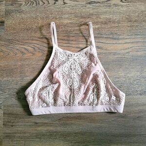 Free People Pink Lace Bralette